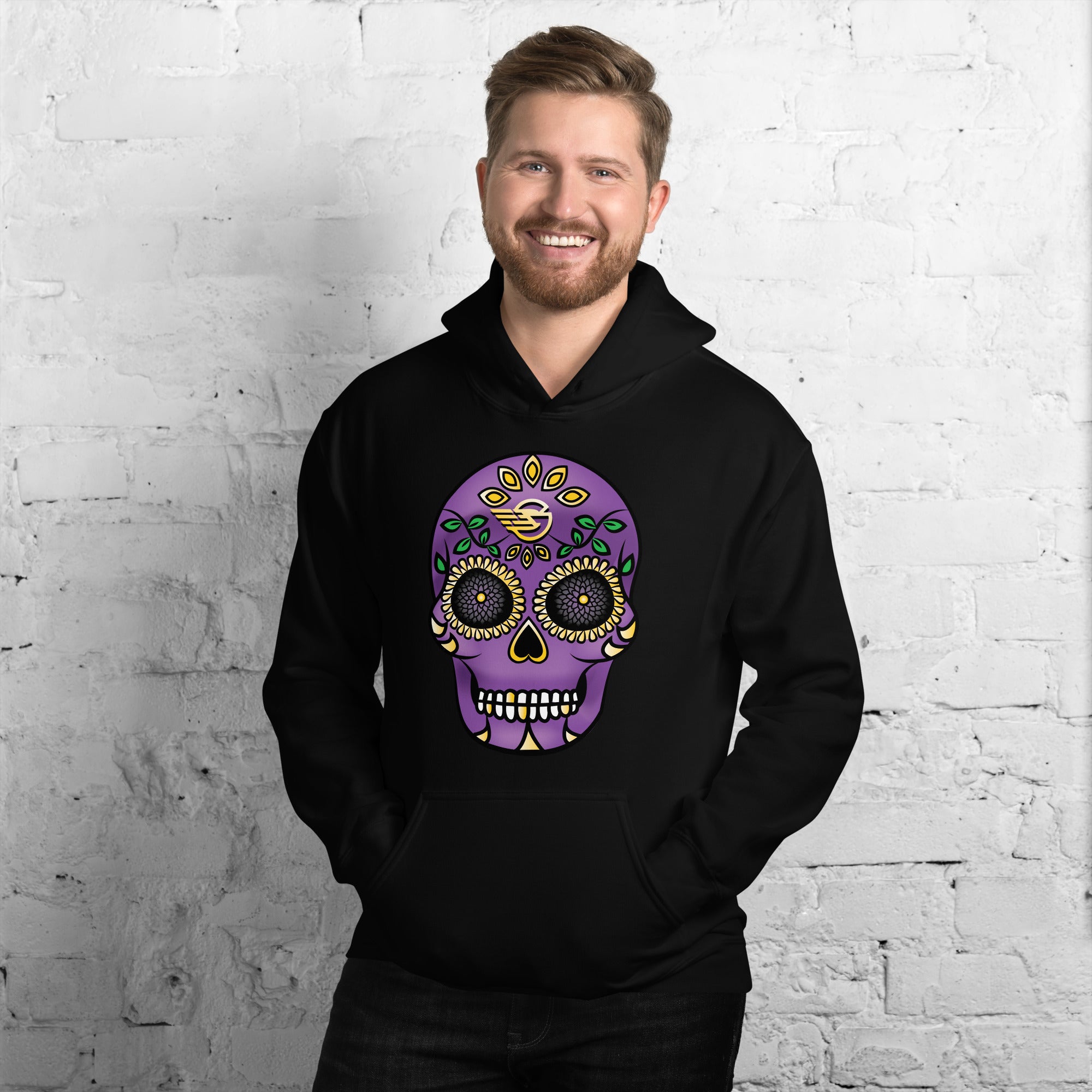 Gambyl Day Of The Dead - Purple - Men's Hoodie
