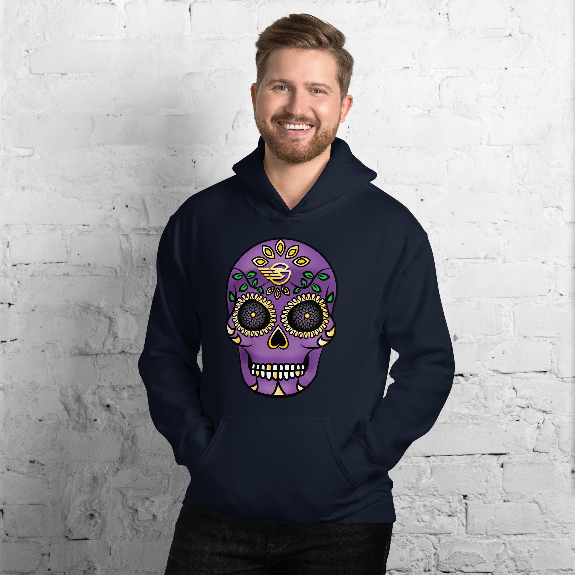 Gambyl Day Of The Dead - Purple - Men's Hoodie