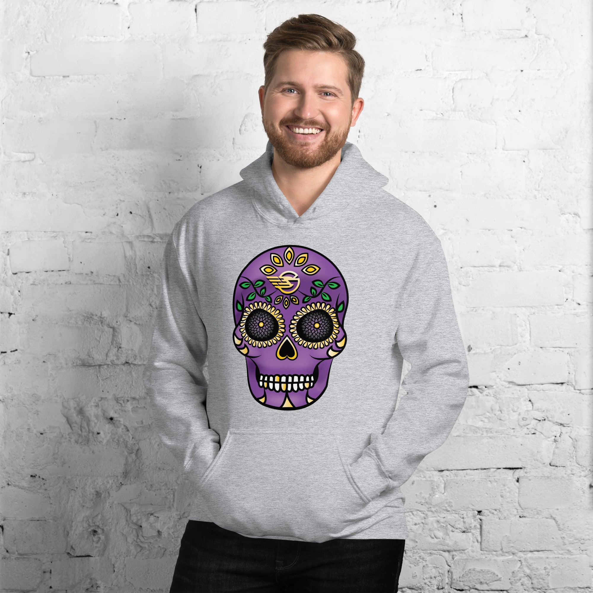 Gambyl Day Of The Dead - Purple - Men's Hoodie