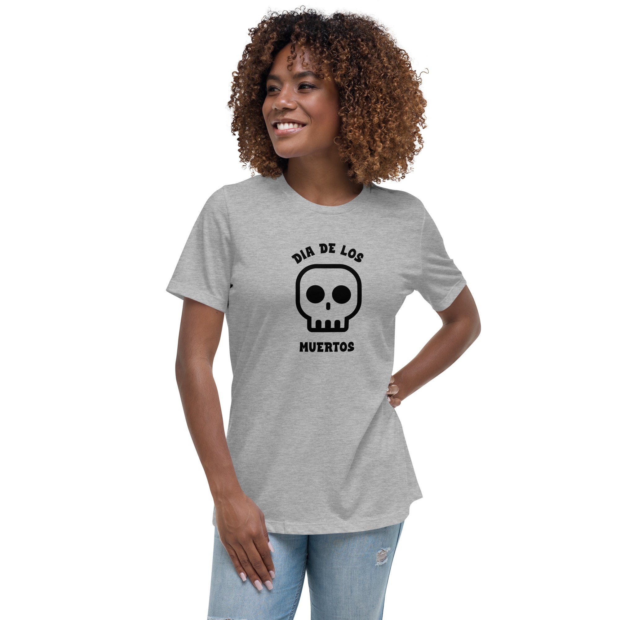 Gambyl Day of the Dead Zombie Skull Women's Relaxed T-Shirt