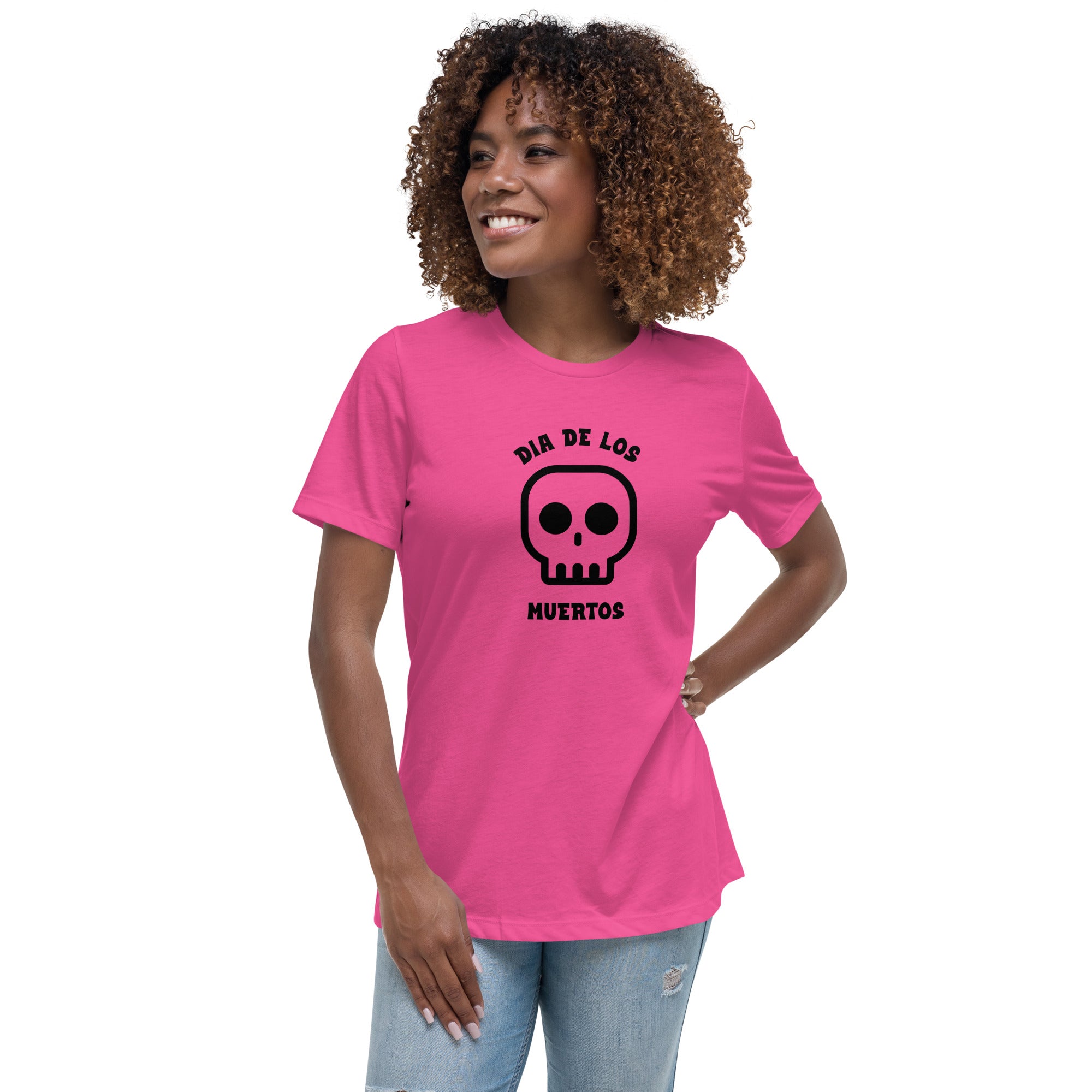 Gambyl Day of the Dead Zombie Skull Women's Relaxed T-Shirt