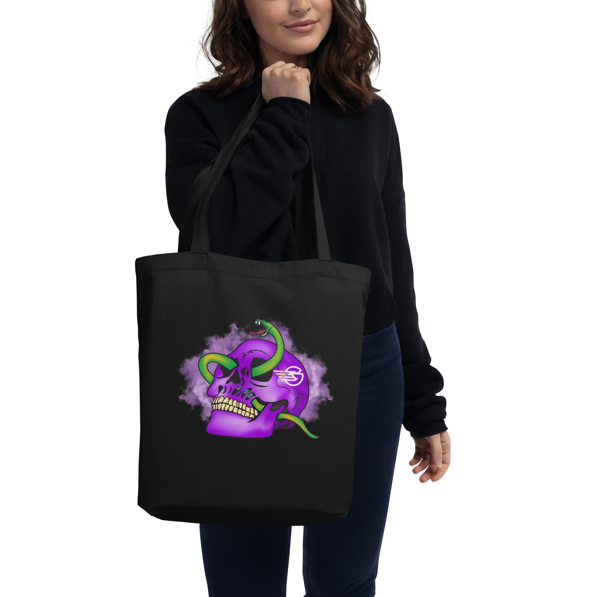 Gambyl Skull & Smoke Eco Tote Bag