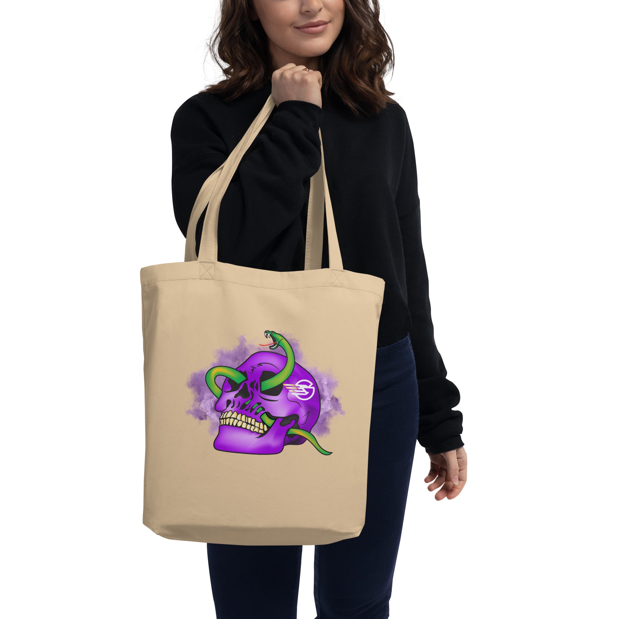 Gambyl Skull & Smoke Eco Tote Bag