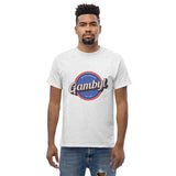 Gambyl Retro Space Logo Camiseta clásica para hombre