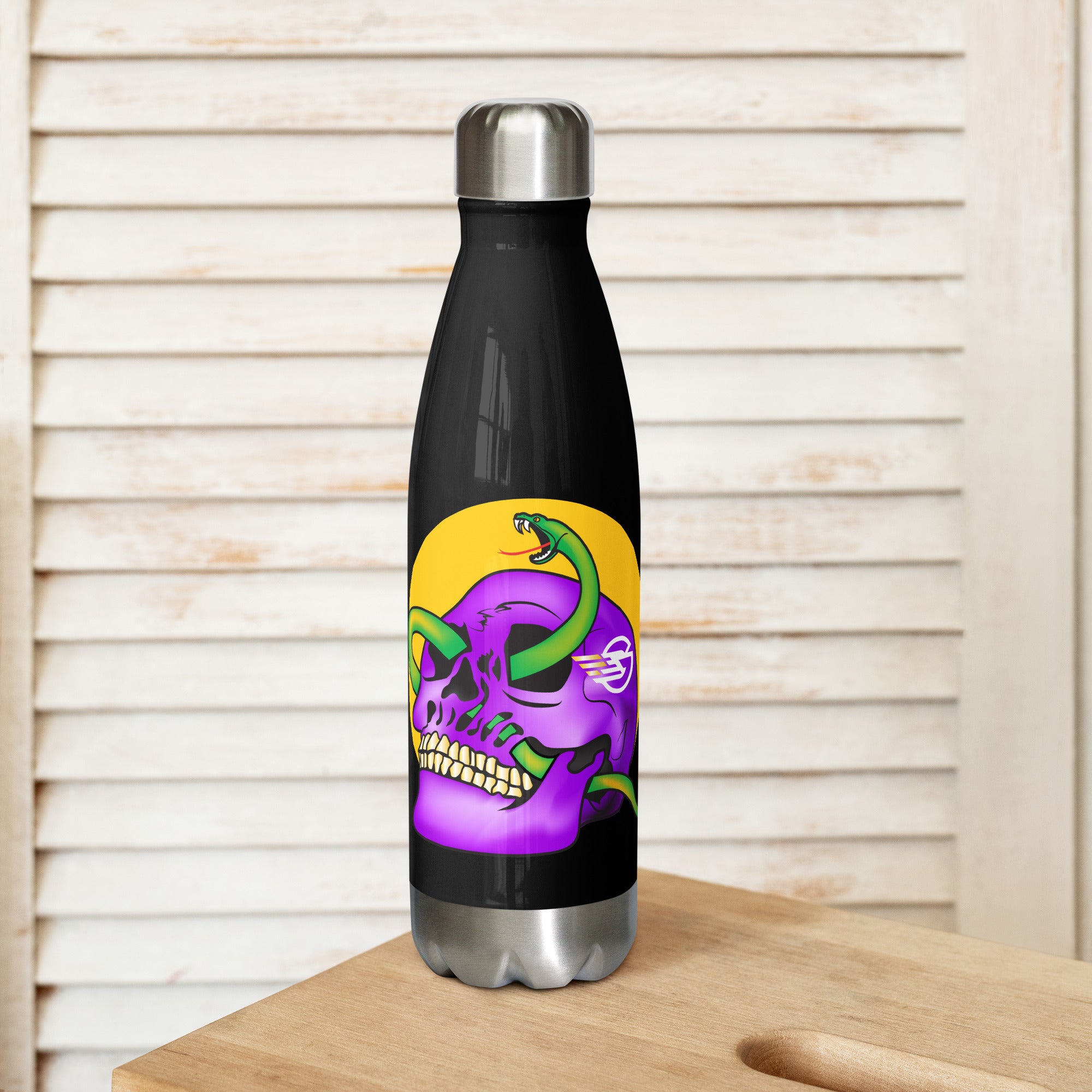 Gambyl Skull Stainless Steel Water Bottle
