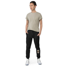 Load image into Gallery viewer, Gambyl Day of the Dead White Skull Unisex fleece sweatpants