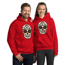 Load image into Gallery viewer, Gambyl Day of the Dead White Skull Unisex Hoodie