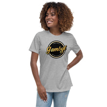 Load image into Gallery viewer, Gambyl Inner Circle Retro Logo Women&#39;s Relaxed T-Shirt