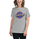 Camiseta ancha para mujer Gambyl Retro Betting