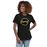 Camiseta holgada para mujer Gambyl Inner Circle Retro Logo