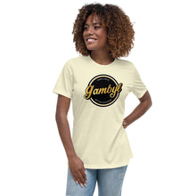 Load image into Gallery viewer, Gambyl Inner Circle Retro Logo Women&#39;s Relaxed T-Shirt