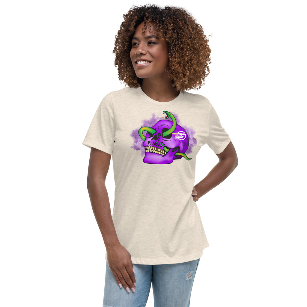 Gambyl Skull & Smoke Women's Relaxed T-Shirt