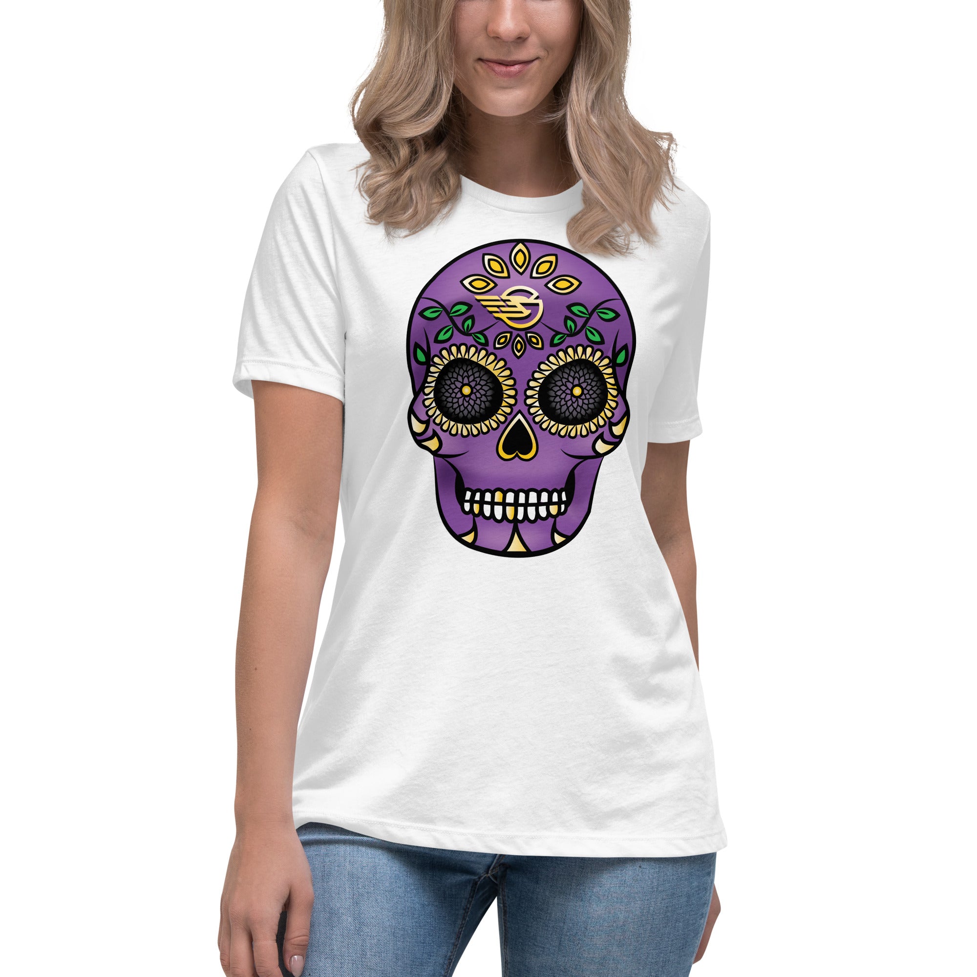 Gambyl Day Of The Dead - Purple - Women's Relaxed T-Shirt