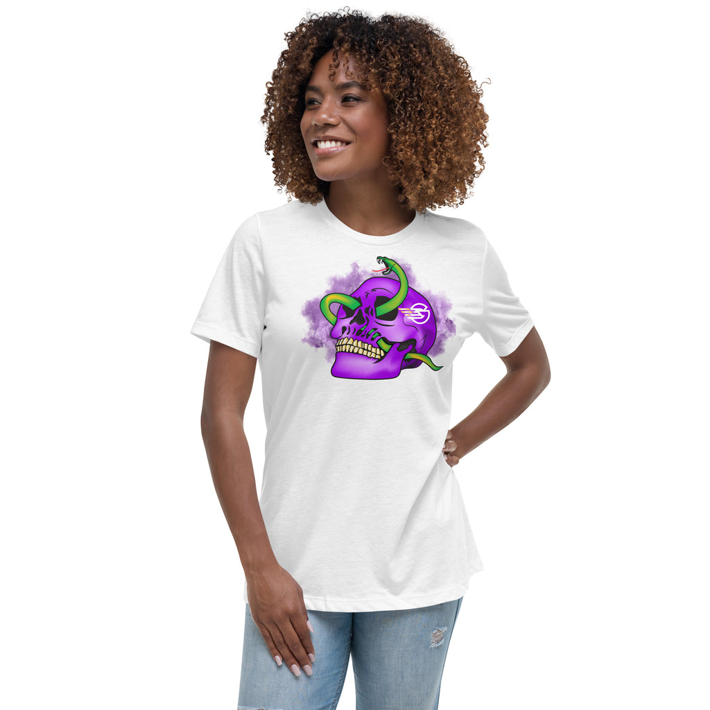 Gambyl Skull & Smoke Women's Relaxed T-Shirt