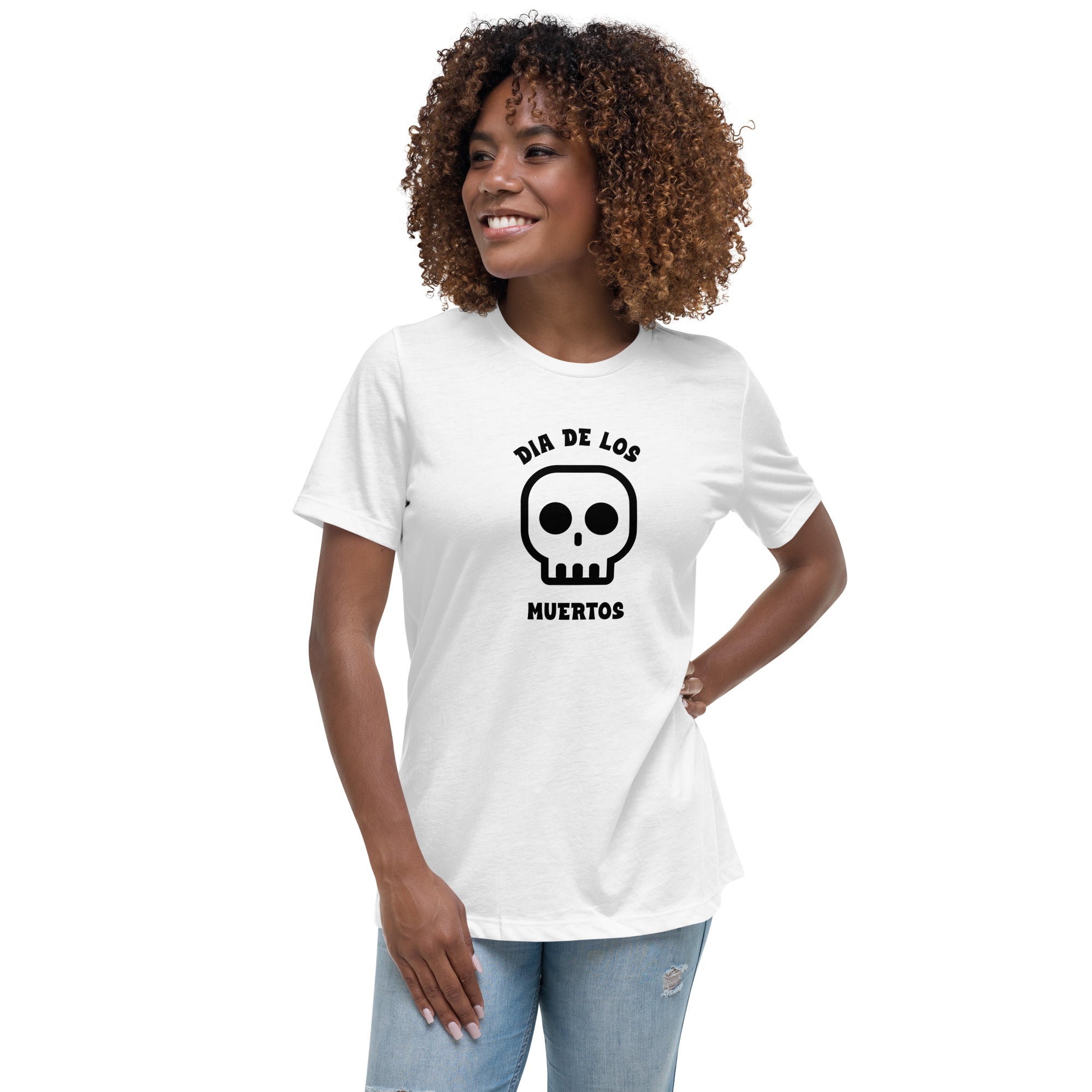 Gambyl Day of the Dead Zombie Skull Women's Relaxed T-Shirt