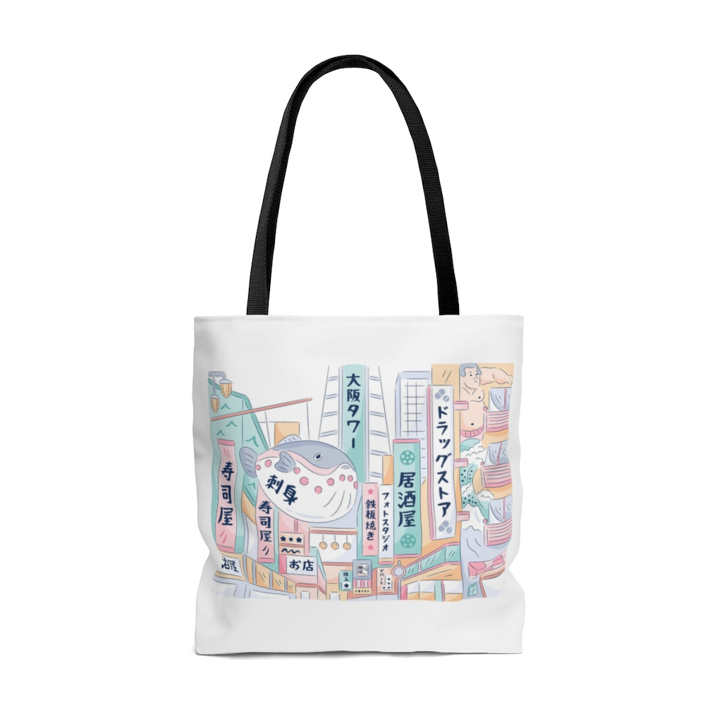 Anime City Tote Bag