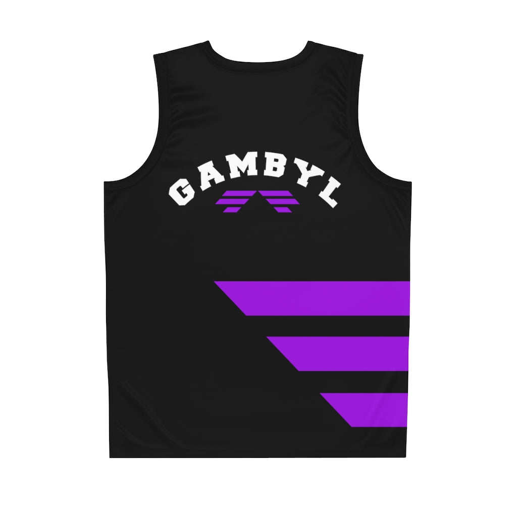 Gambyl Black Basketball Jersey