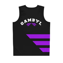 Cargar imagen en el visor de la galería, Gambyl Black Basketball Jersey