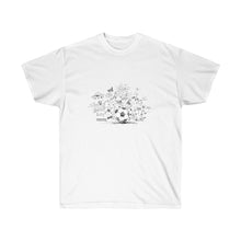 Load image into Gallery viewer, Football Sketch Unisex Tee