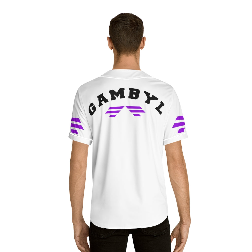 Gambyl White Baseball Jersey