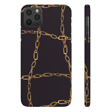 Load image into Gallery viewer, Gold Chain Slim Phone Case