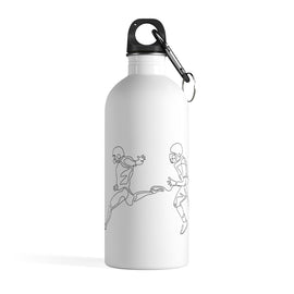 American Footballer Stainless Steel Water Bottle