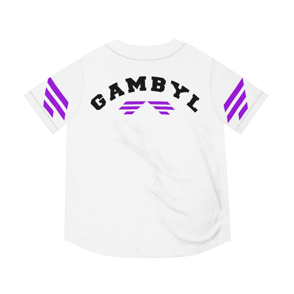 Gambyl White Baseball Jersey