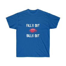 Load image into Gallery viewer, Falls Out Balls Out Football Unisex Tee