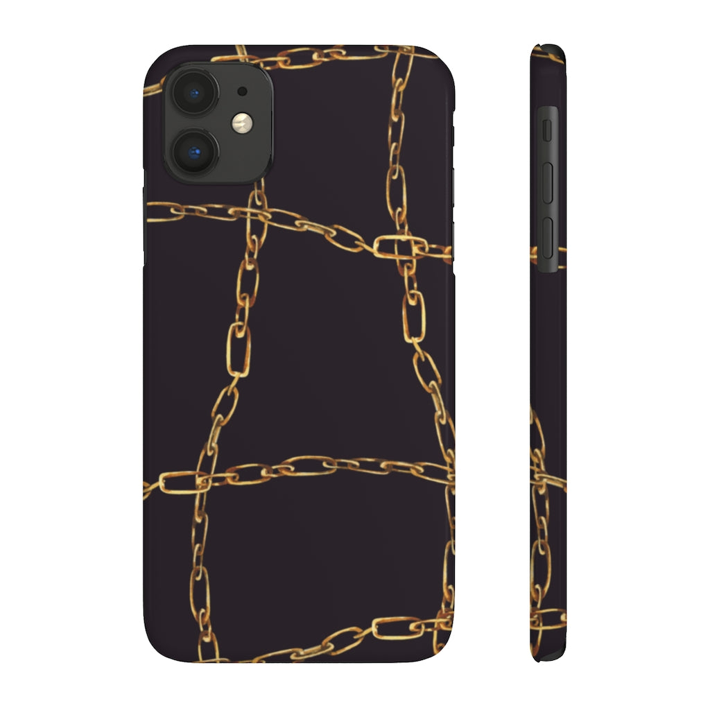Gold Chain Slim Phone Case