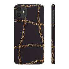 Load image into Gallery viewer, Gold Chain Slim Phone Case