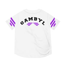 Load image into Gallery viewer, Gambyl White Baseball Jersey