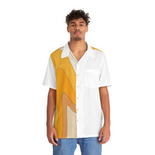 Load image into Gallery viewer, Orange Wave Hawaiian Shirt