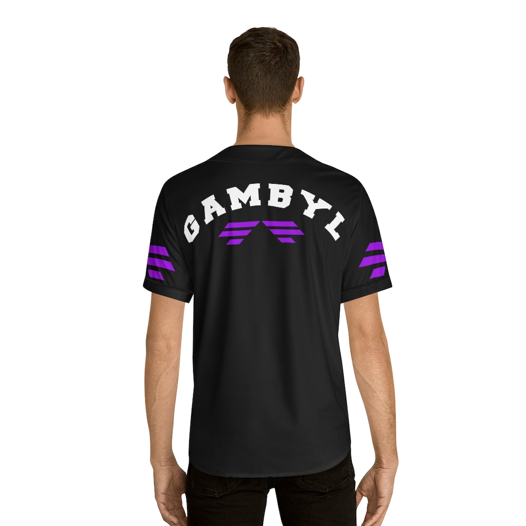 Gambyl Black Baseball Jersey
