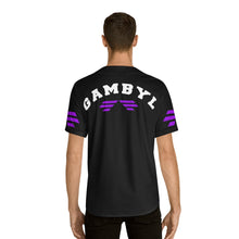 Load image into Gallery viewer, Gambyl Black Baseball Jersey