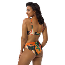 Cargar imagen en el visor de la galería, Tropical High-Waisted Bikini Set