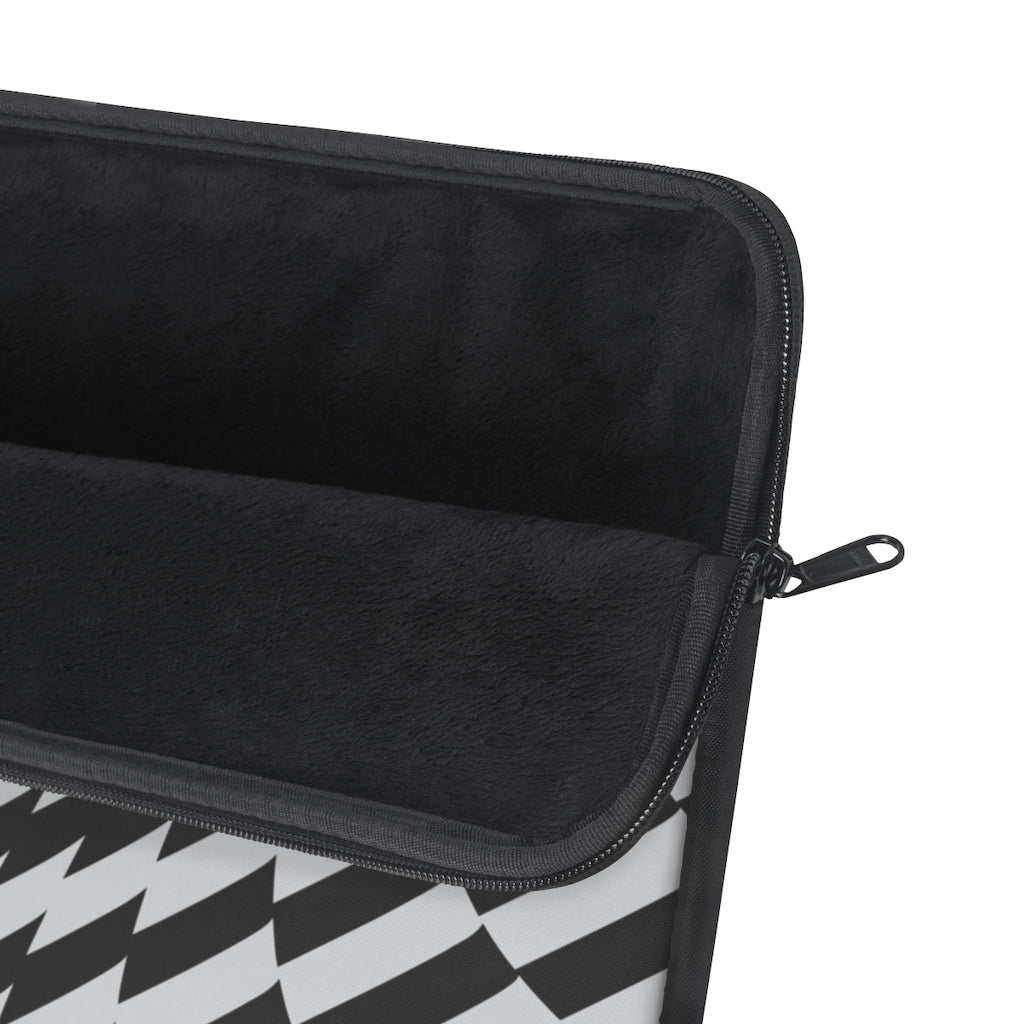 Checkered Wave Laptop Sleeve