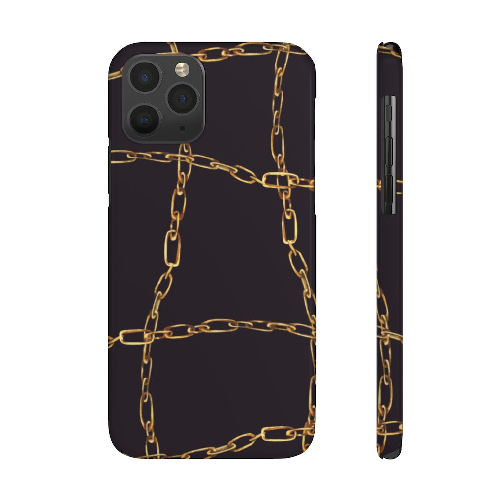Gold Chain Slim Phone Case