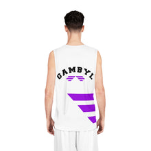 Cargar imagen en el visor de la galería, Gambyl White Basketball Jersey